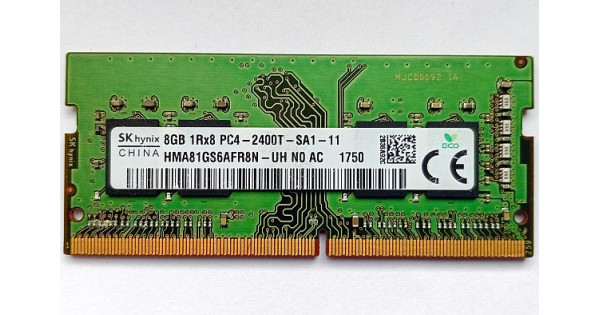 Memorie laptop SK Hynix 8GB DDR4, 2400MHz, PC4-2400T, Second Hand